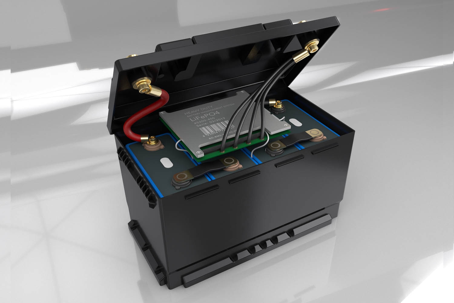 12,8V Lithium 120Ah LiFePO4 Premium Batterie  200A-BMS-2.0  500A Bluetooth Mess-Shunt   Ducato Ford PSA VWT6 TGE  1536Wh  IP67