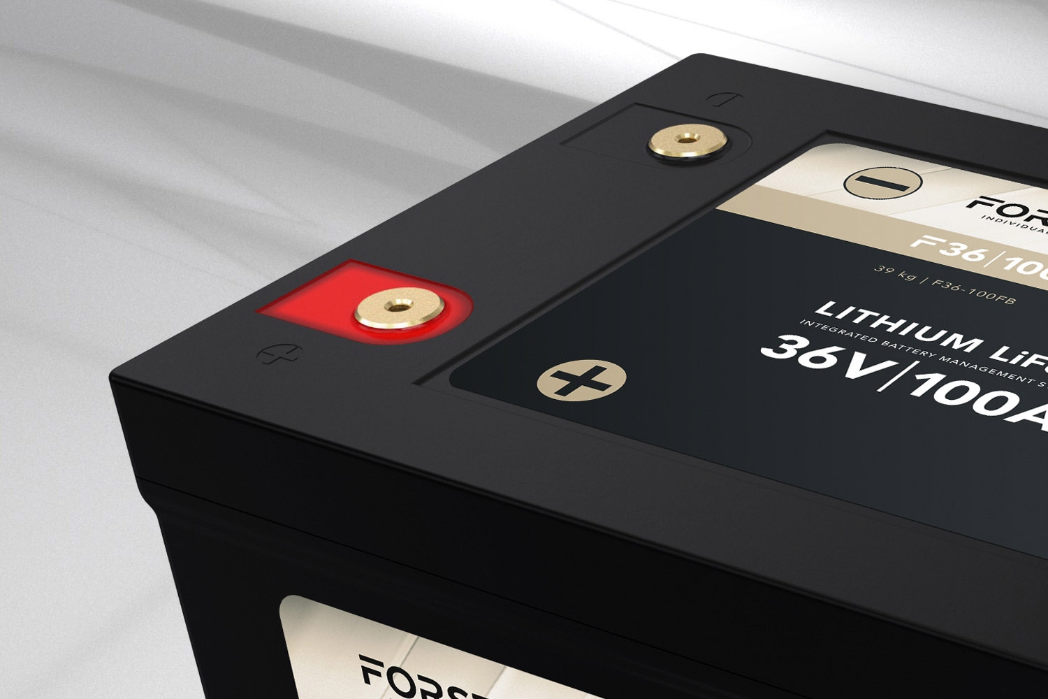 38,4V Lithium 100Ah LiFePO4 Standard Batterie  100A-BMS  Smart Bluetooth  3840Wh