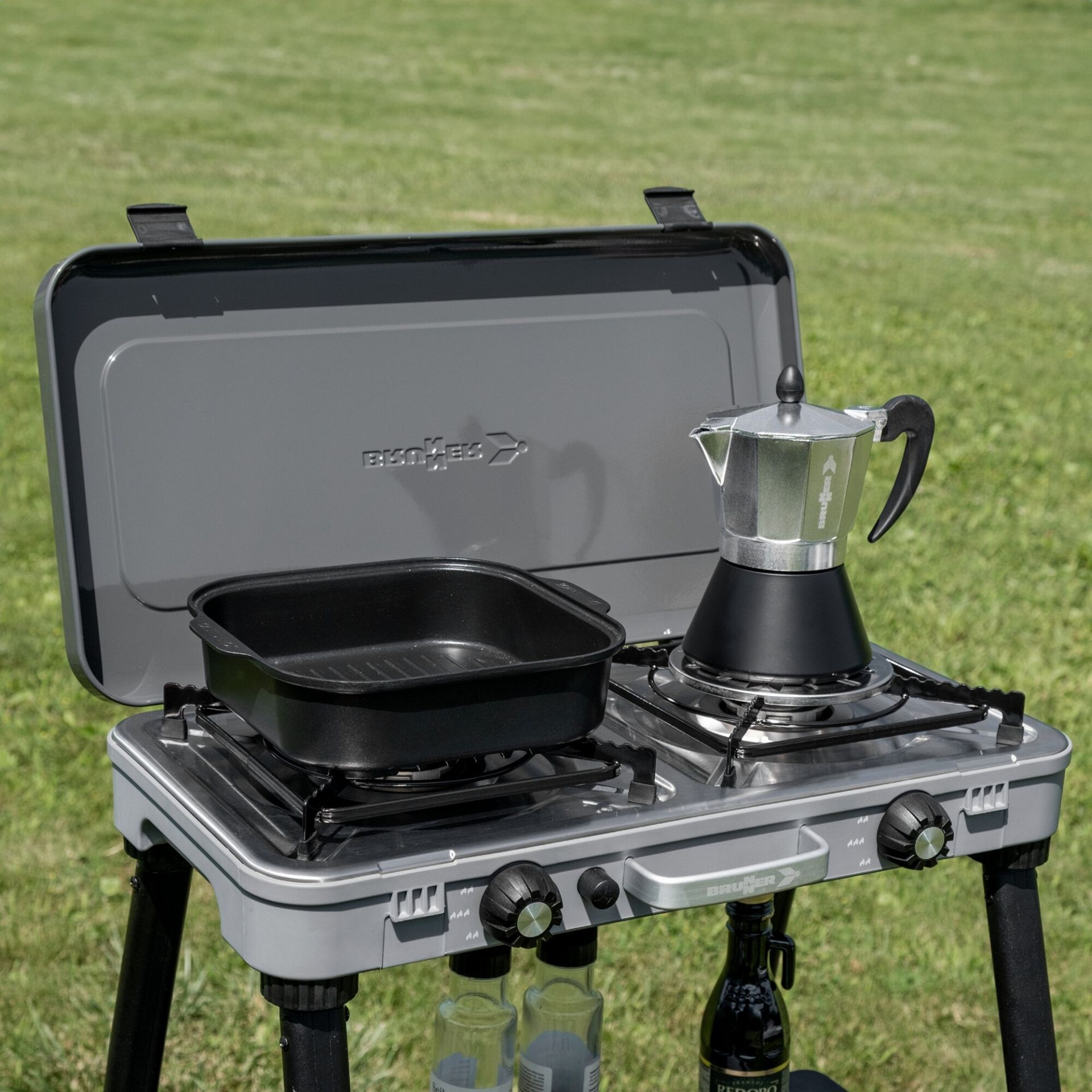 Brunner Devil Kookmaster Standalone – 2‑flammiger Gaskocher 30 mbar