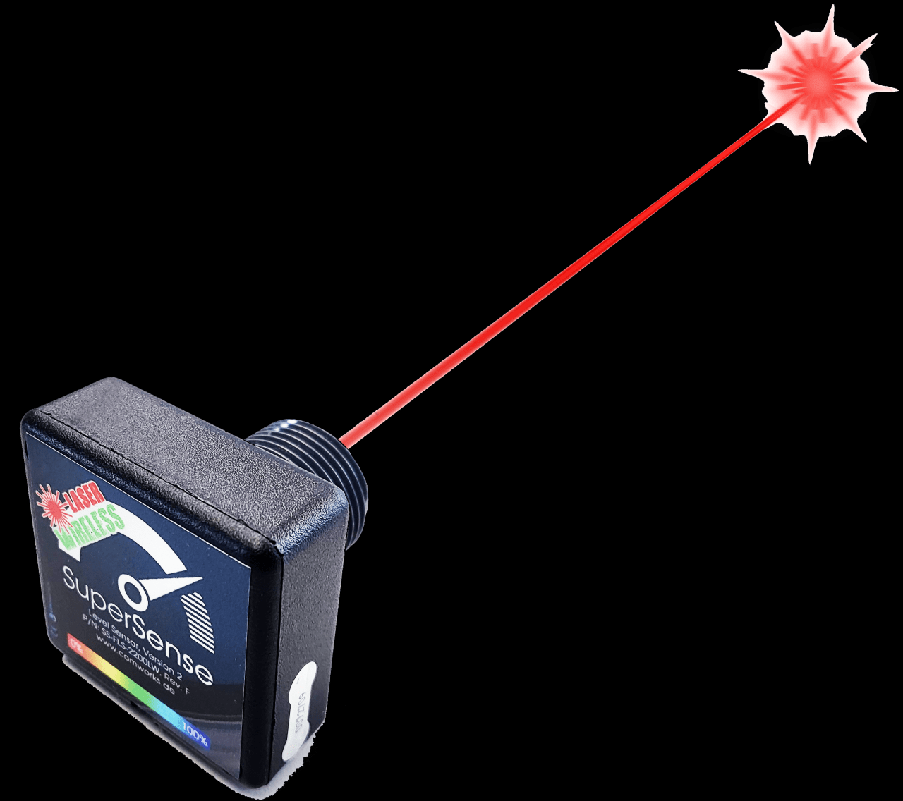 SuperSense Solid Laser Füllstandssensor Pro für den robusten Außeneinsatz