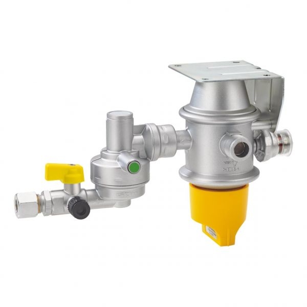 GOK Caramatic DriveTwo Horizontal 30 mbar RVS 10/8 Gasdruckregler für die Deckenmontage