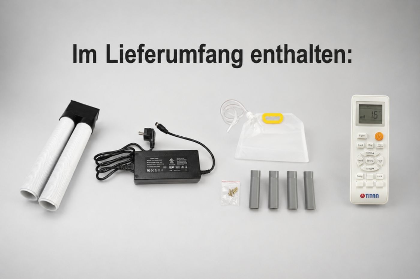 Titan Mobile Mini Klimaanlage TTK-MA001(b) – 12V, 24V, 230V Camping Klimaanlage kompakt