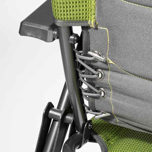 FrankanaFreiko Campingstuhl HighQ Comfortable – hellgrün | Ergonomischer Premium‑Campingstuhl bis 140 kg