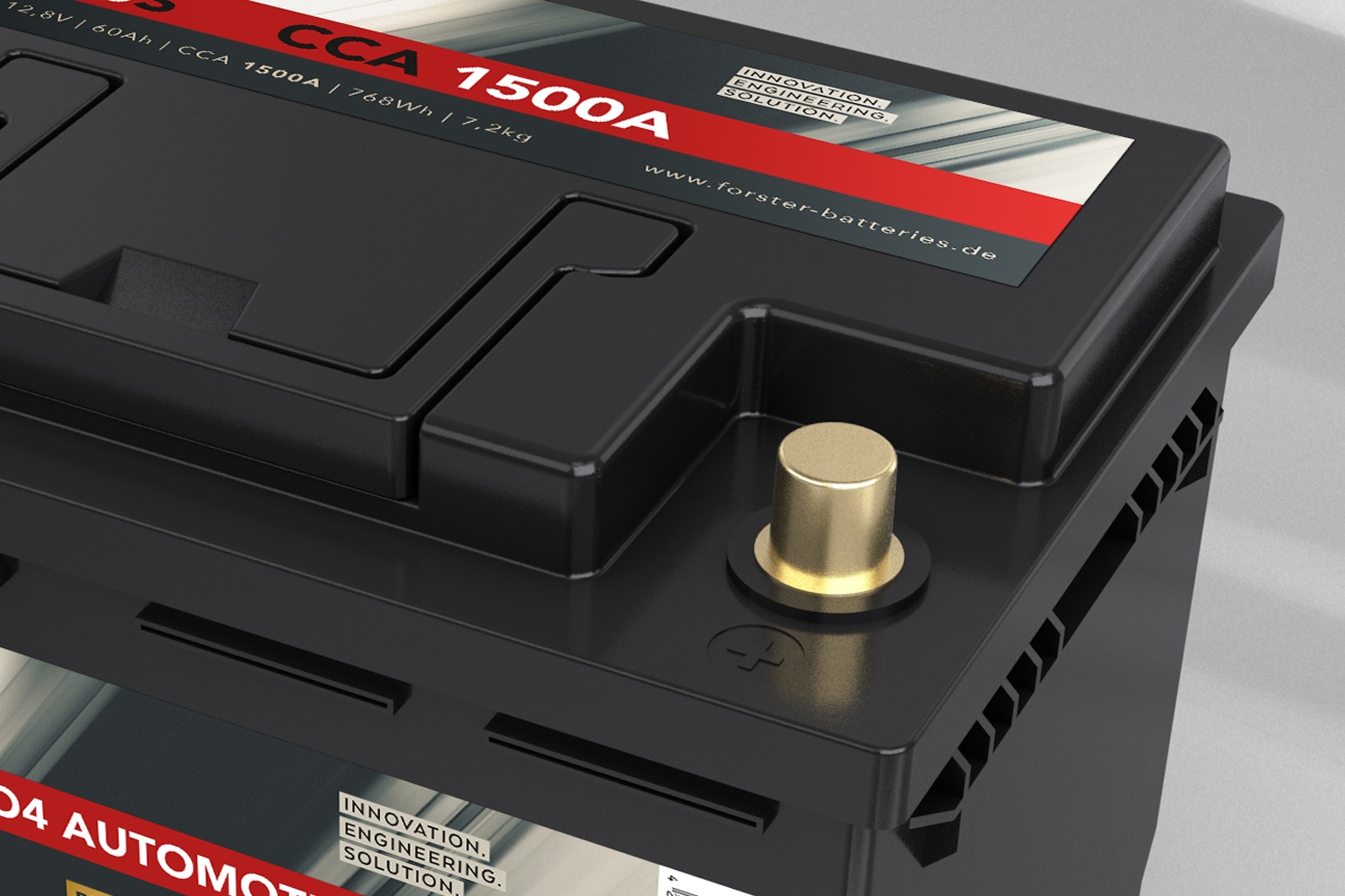 12.8V | 60Ah | LiFePO4 | Heavy Duty Automotive Lithium Batterie | 1500A | 278 x 174 x 190mm | ~8,0kg | Pb-eq 125Ah