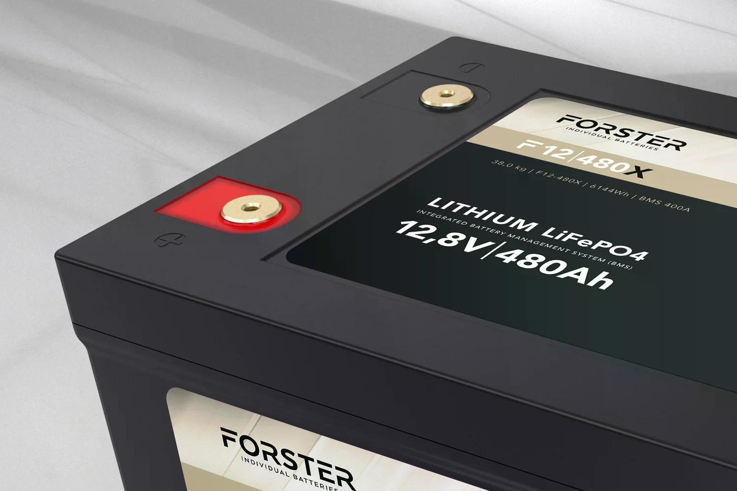 12,8V Lithium 480Ah LiFePO4 Premium Batterie  300A-BMS-2.0  6144Wh  IP67