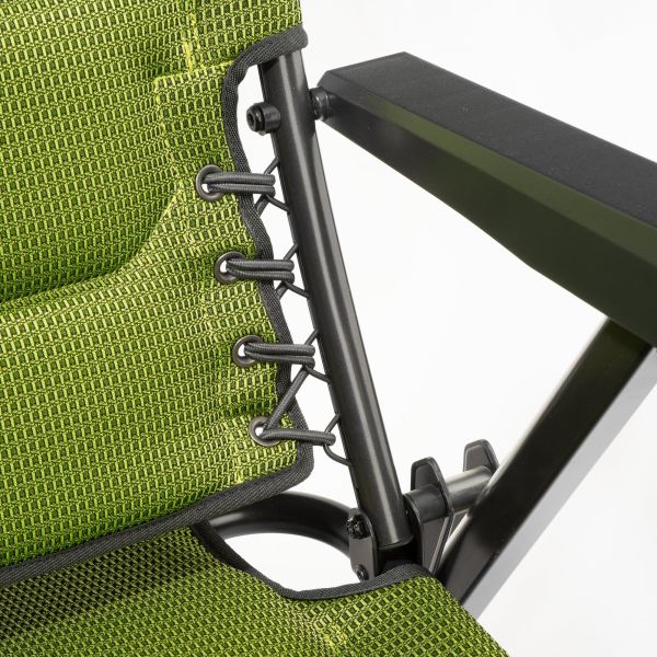 FrankanaFreiko Campingstuhl HighQ Comfortable – hellgrün | Ergonomischer Premium‑Campingstuhl bis 140 kg