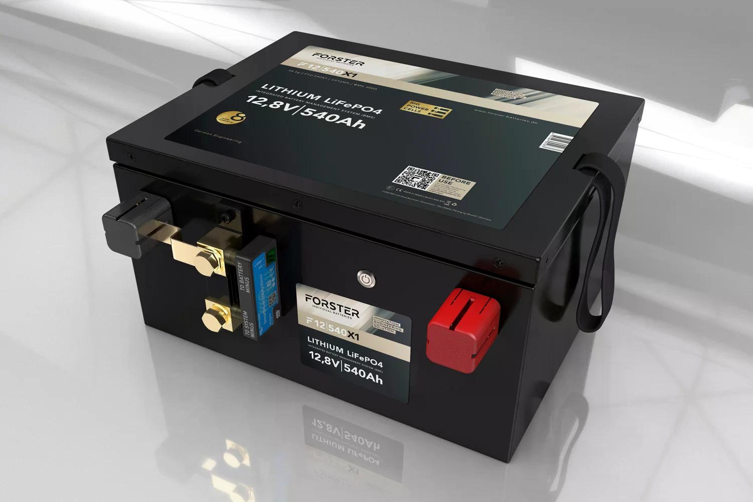 12,8V Lithium 540Ah LiFePO4 Premium Batterie  300A-BMS-2.1  500A Bluetooth Mess-Shunt  Ducato Ford PSA  6912Wh