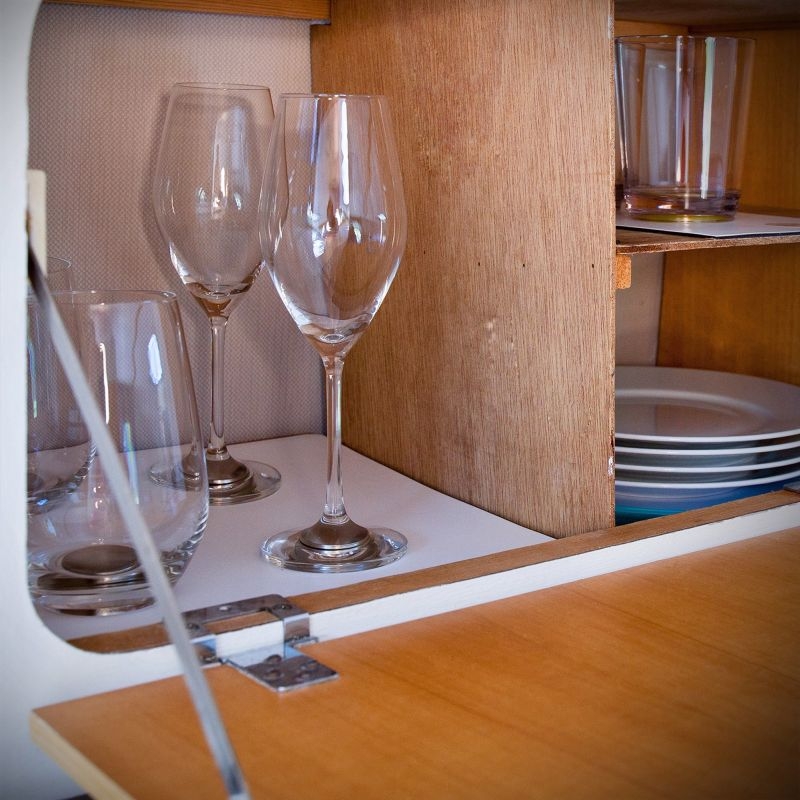 silwy Magnet-Kristallgläser für Sekt oder Champagner mit Metall-Nano-Gel-Pads (schwarz), 2er Set