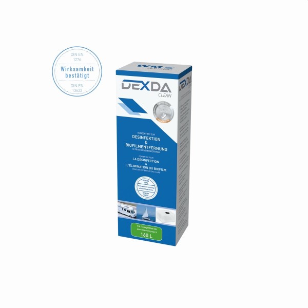 Dexda Clean bis 500 l Tankgröße (1000 ml) Desinfektion und Biofilmentfernung